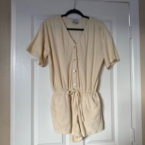 Sabo Skirt Harley Towelling Playsuit Terry Cloth Jumpsuit Size XS